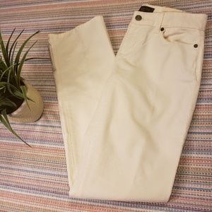NWT Talbots Heritage Ivory Corduroy Pants 2P